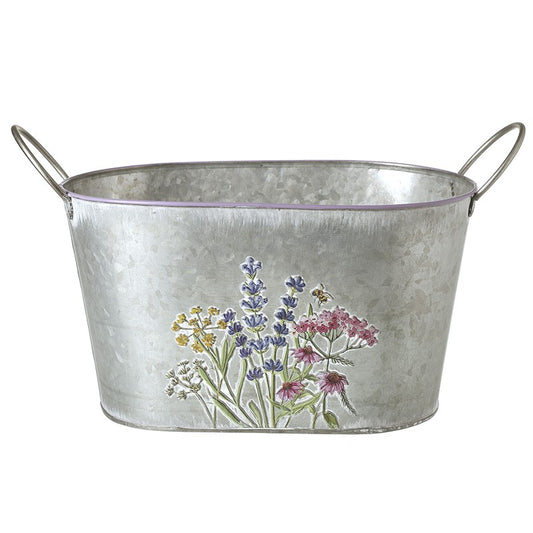 Heaven Sends Metal Flower Pot