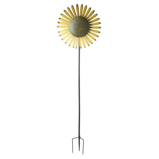 Heaven Sends Metal Sunflower Windmill Stake