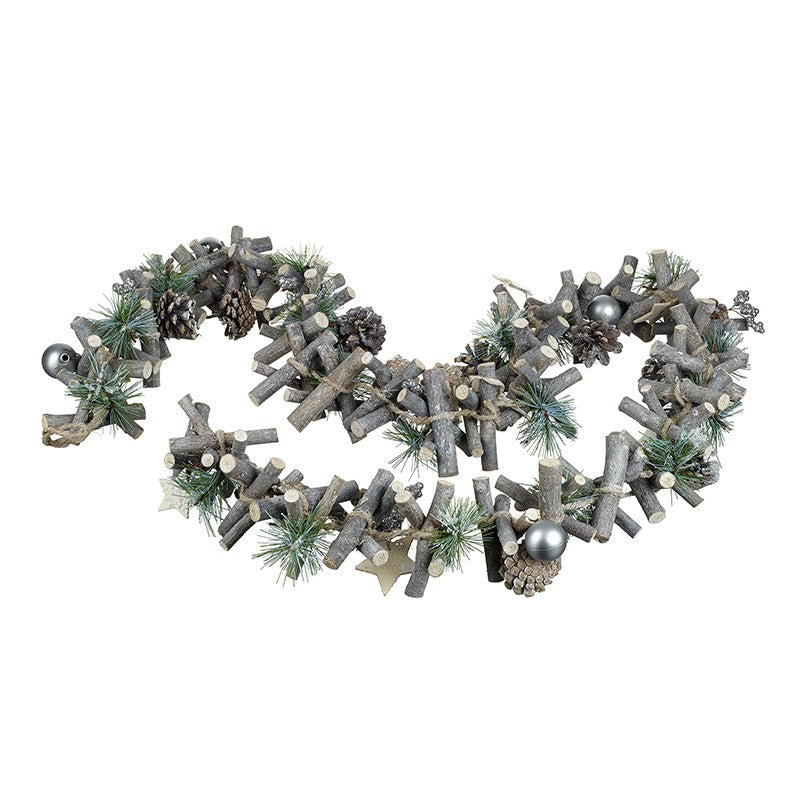 Heaven Sends Silver Foliage Garland