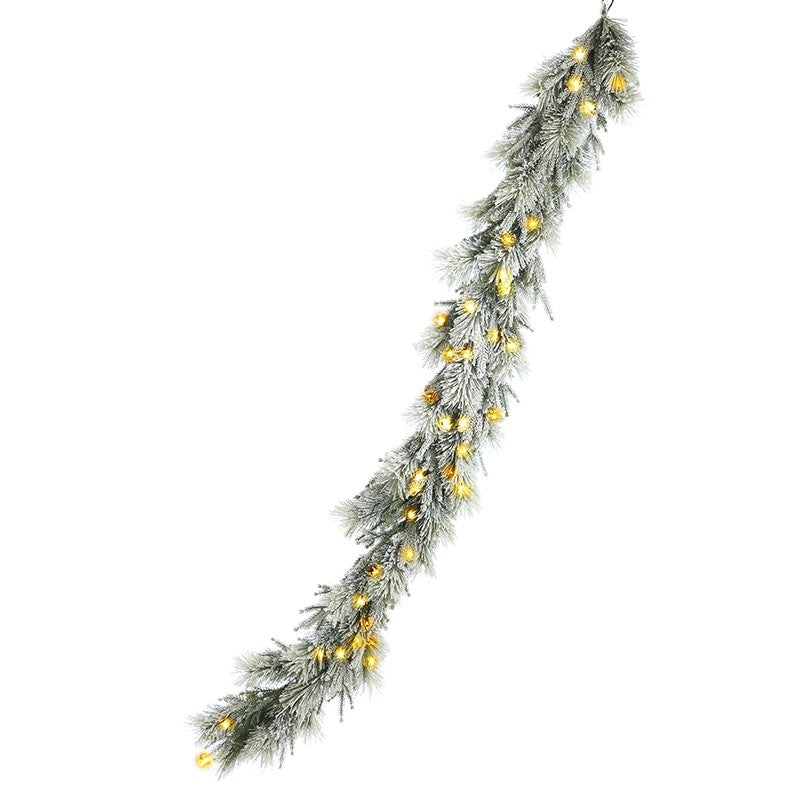 Heaven Sends Snowy Light Up Garland