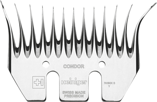 Heiniger Condor Run-In Right Hand Sheep Shearing Comb