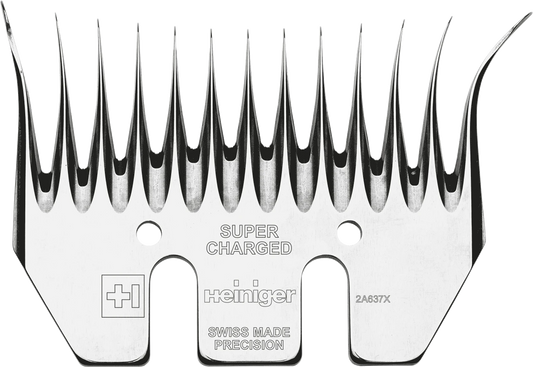 Heiniger Super Charged Run-In Right Hand Sheep Shearing Comb