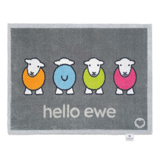 Hug Rug Hello Ewe Herdy Door Mat