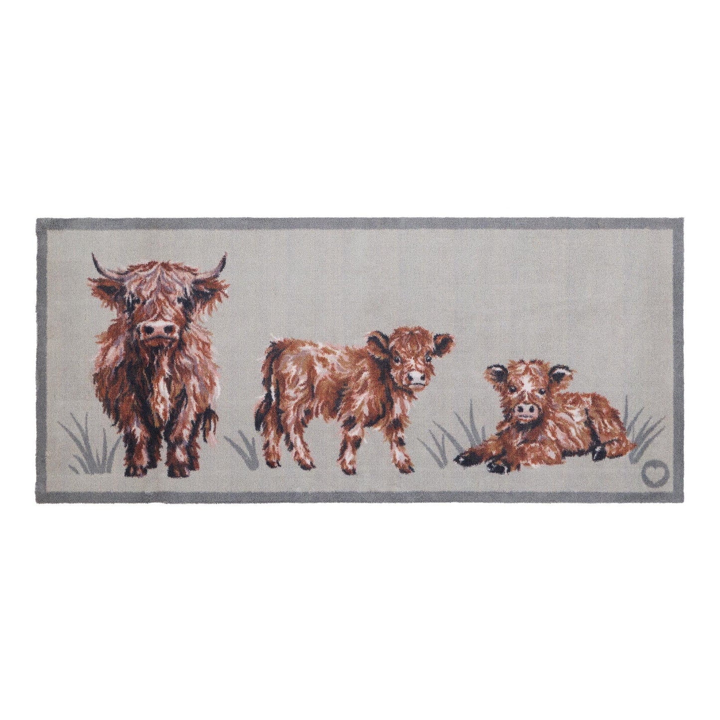 Hug Rug Heritage Highland Cow Runner Mat