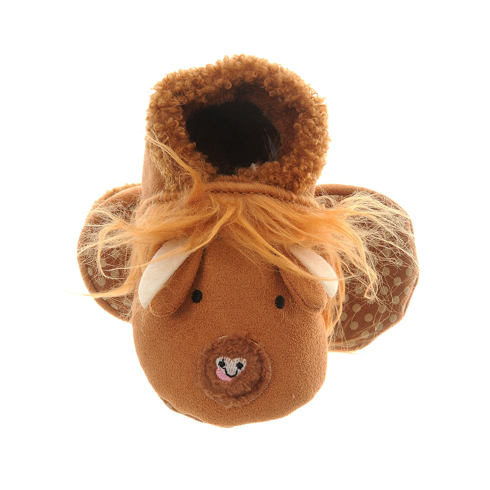 Ziggle - Cow slippers size 12-18m