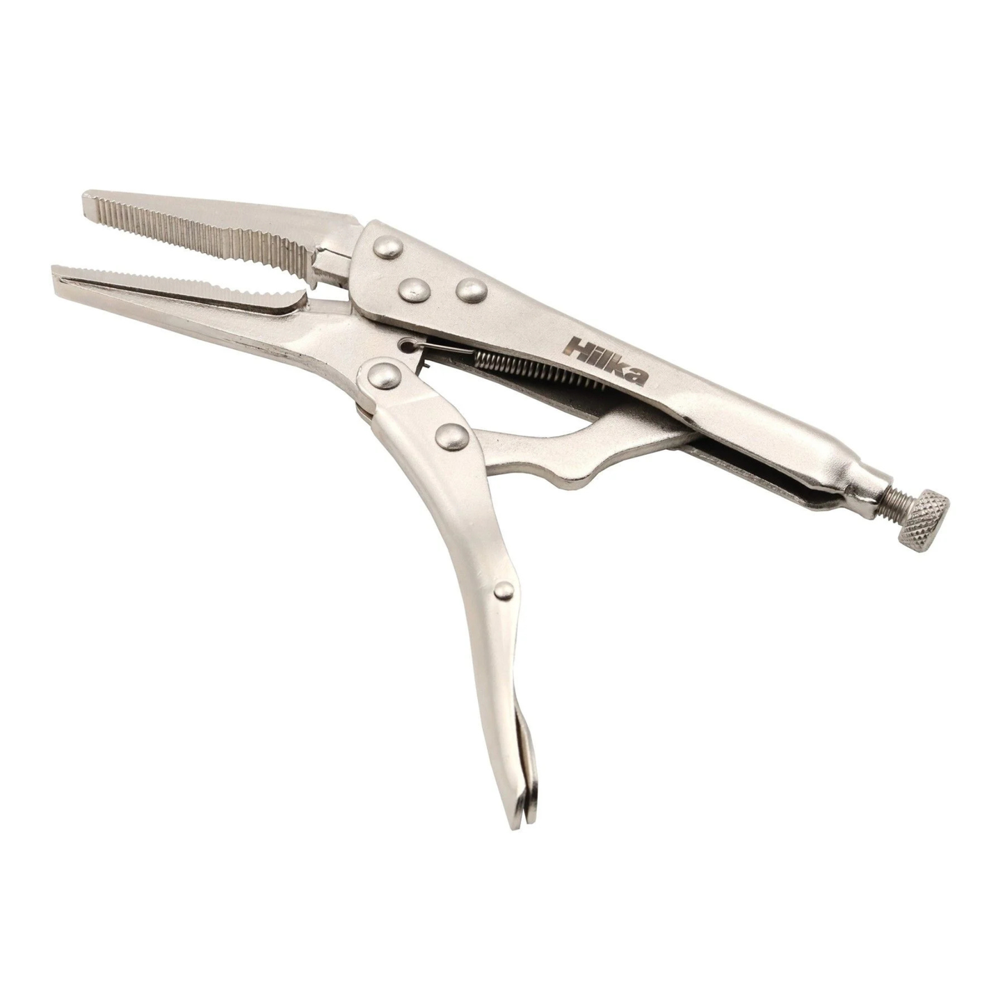Hilka Long Nose Locking Curved Jaw Wrench 9" (230mm)