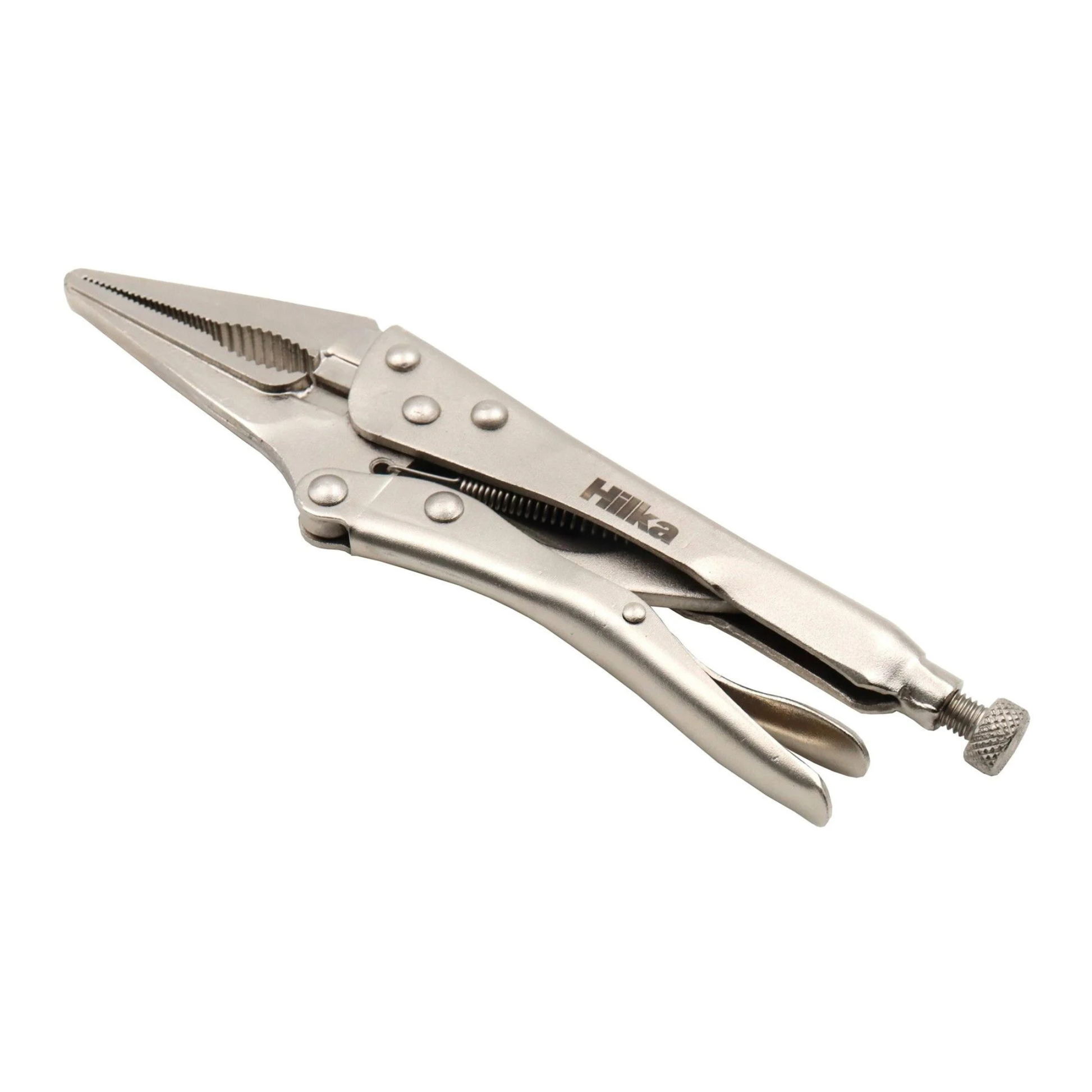 Hilka Long Nose Locking Curved Jaw Wrench 9" (230mm)