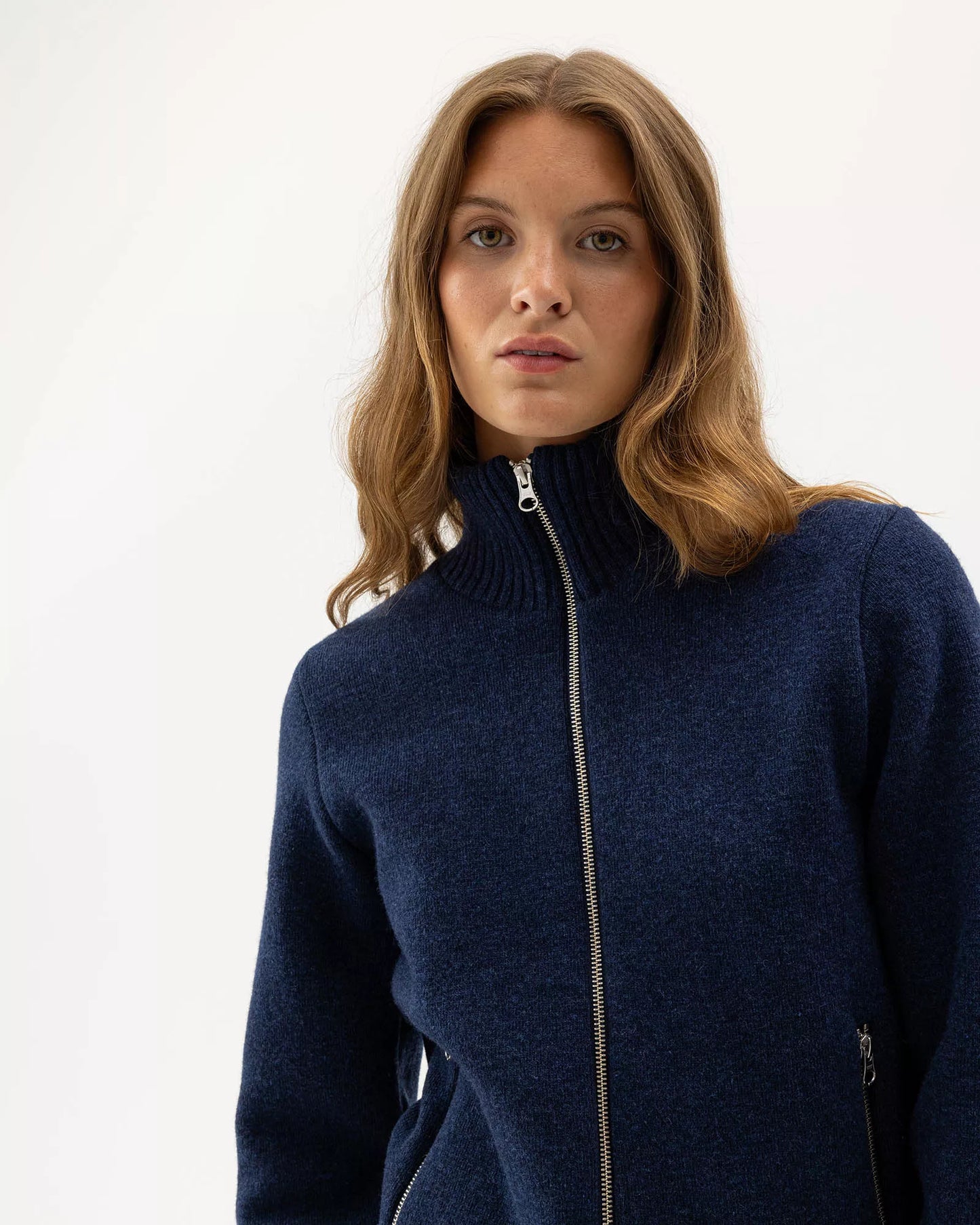 Holebrook Claire Fullzip Knitted Windproof Sweater