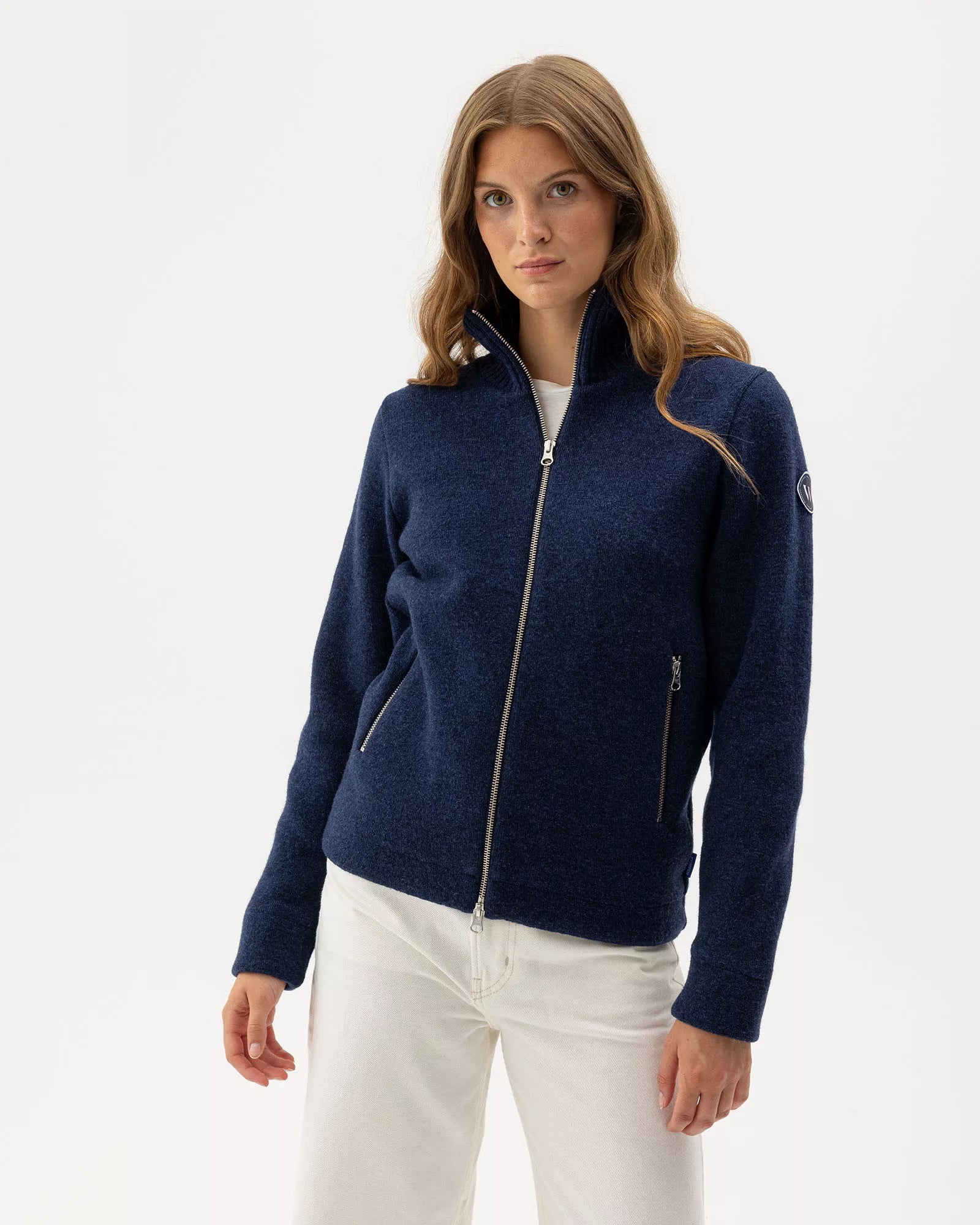 Holebrook Claire Fullzip Knitted Windproof Sweater