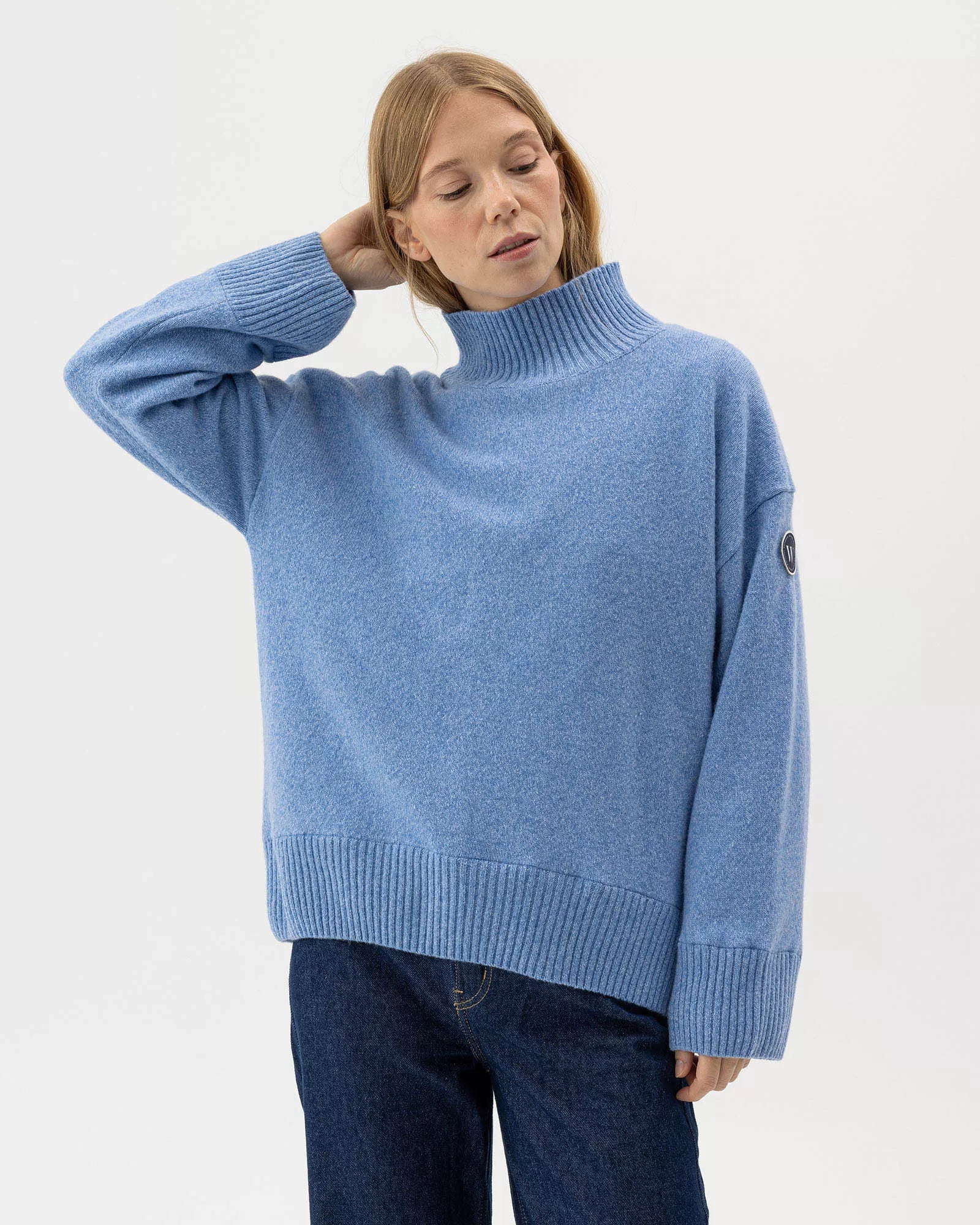 Holebrook Margot Turtle Knitted Windproof Sweater