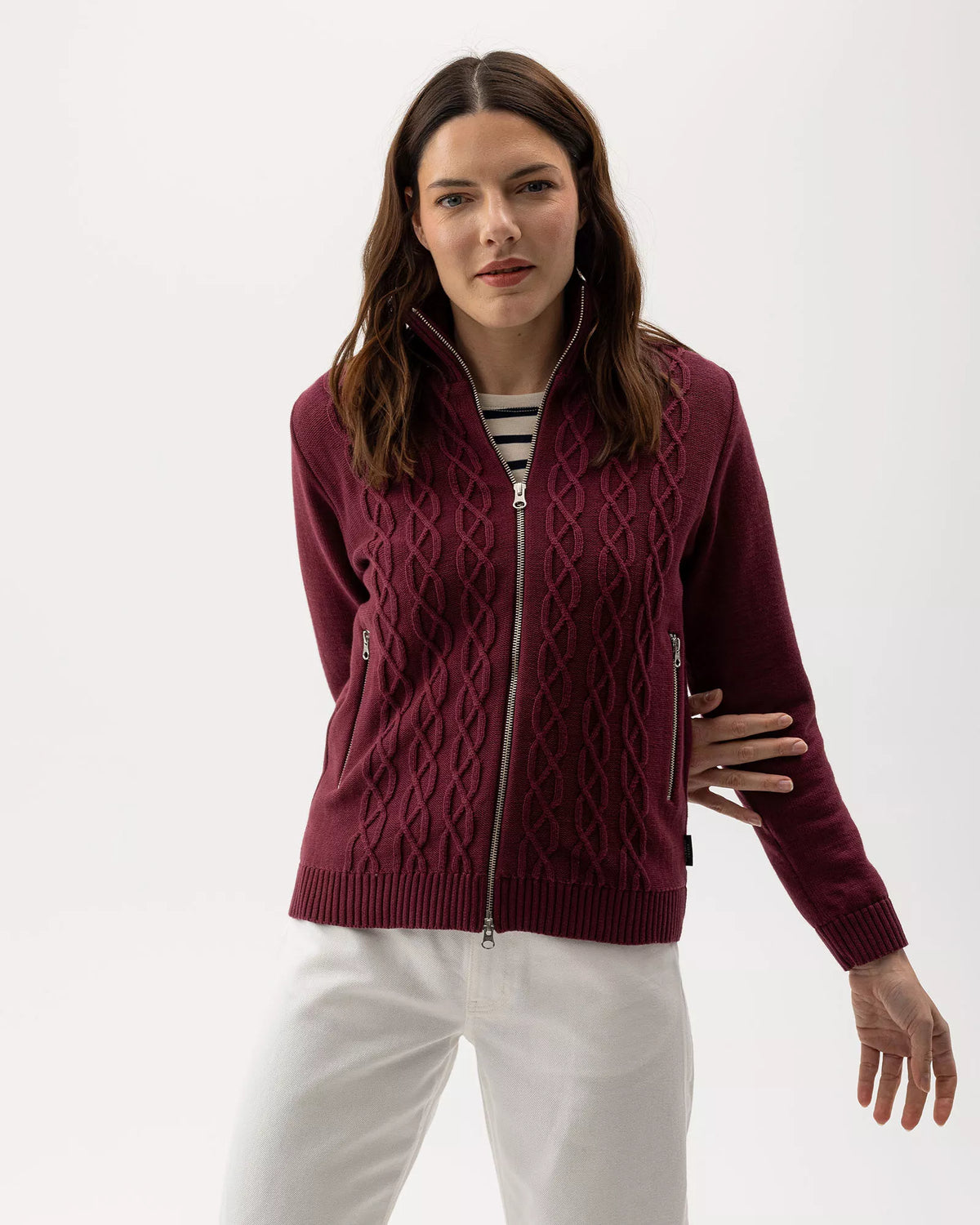 Holebrook Sweden Marianne Full Zip Windproof Sweater