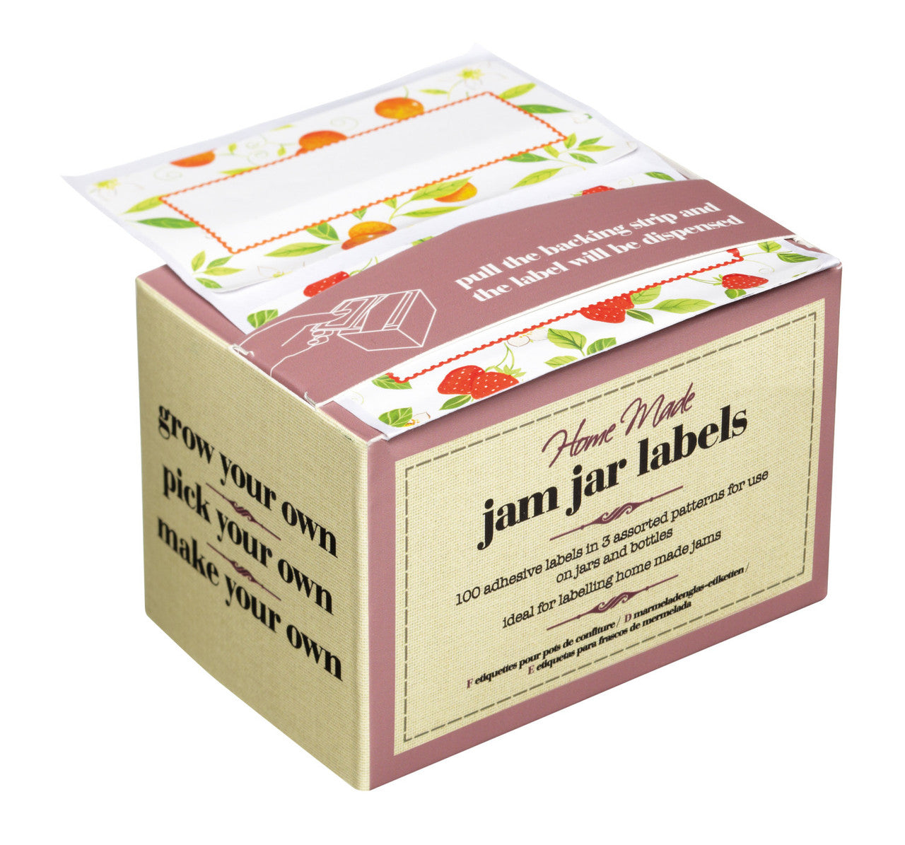 Home Made Jam Jar Labels Pack of 100 Assorted