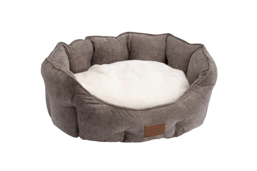 House of Paws Chenille Oval Nesting Bed