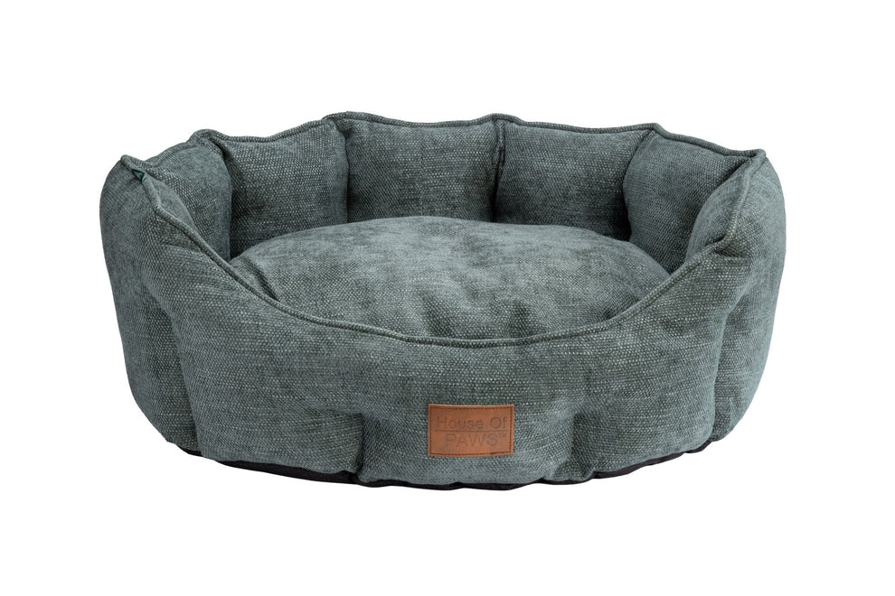 House of Paws Chenille Oval Nesting Bed
