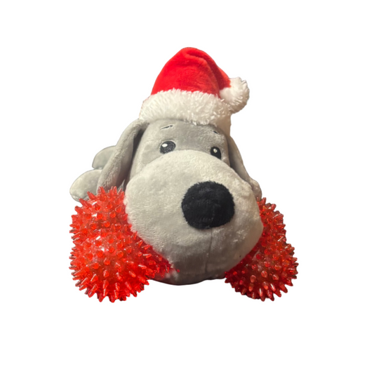 Dog Toy Santa Paws- Multi Texture 
