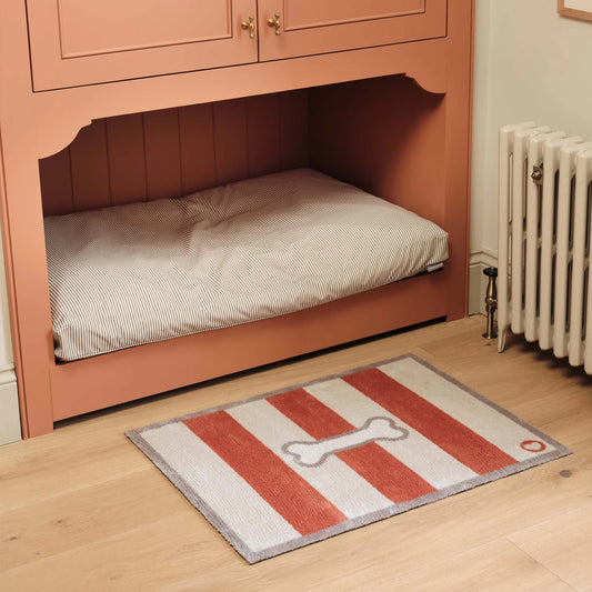 Hug Rug Bone Stripe Washable Doormat