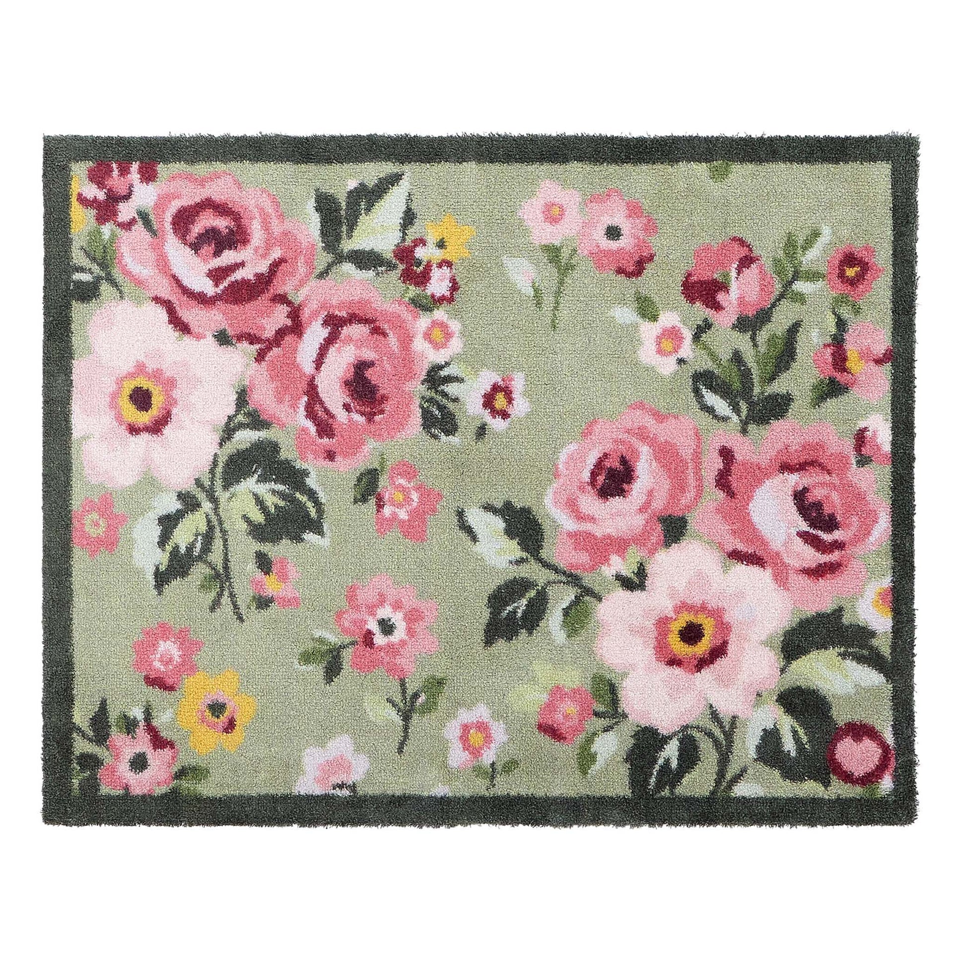 Hug Rug Country Rose Floral Washable Doormat