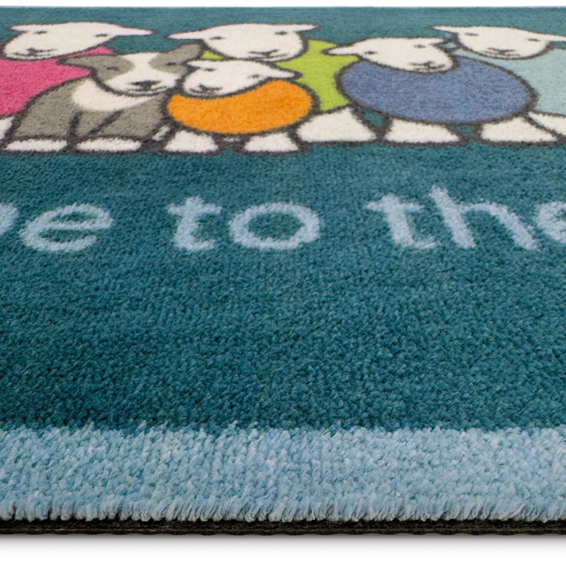 Hug Rug Flock Herdy Washable Doormat