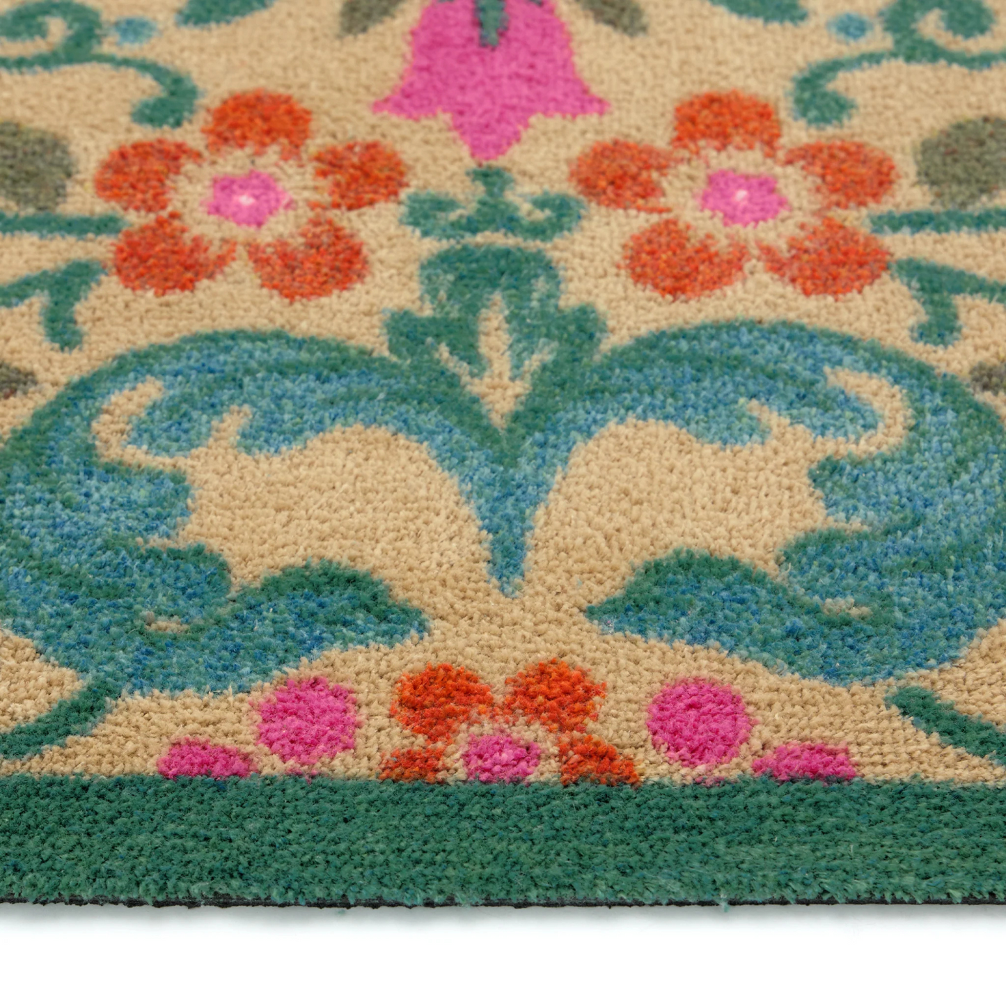 Hug Rug Folk Floral Door Mat