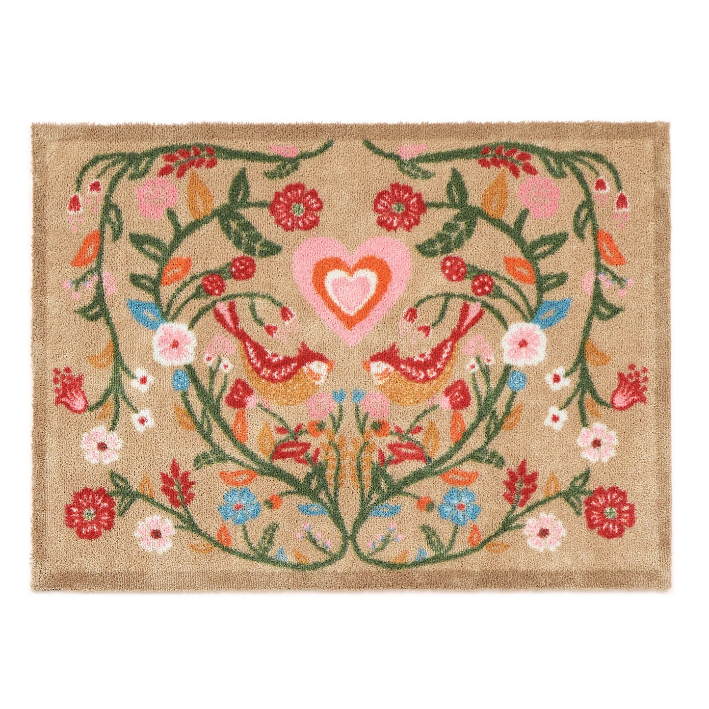 Hug Rug Garden Lovebirds Door Mat