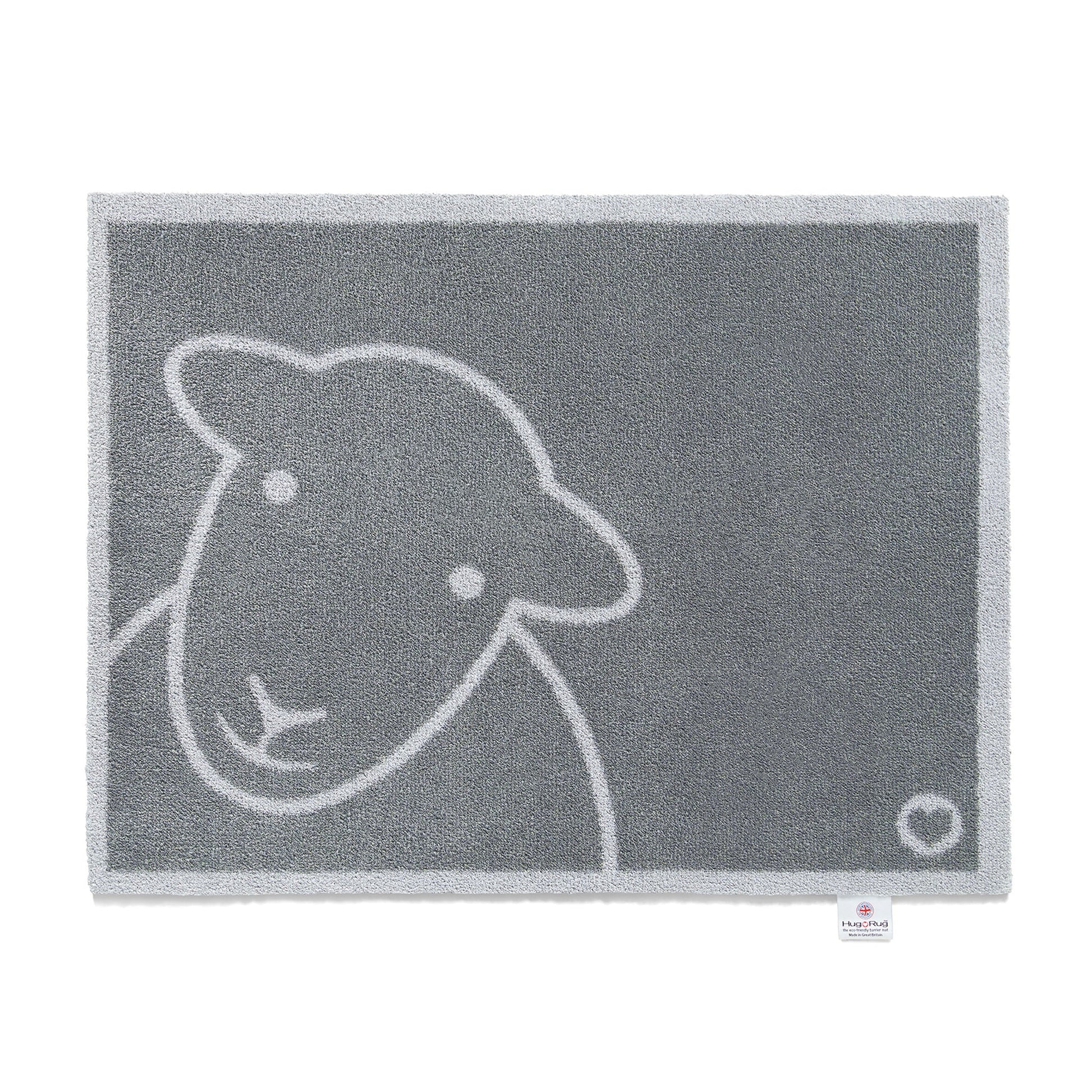 Hug Rug Hello Grey Herdy Door Mat
