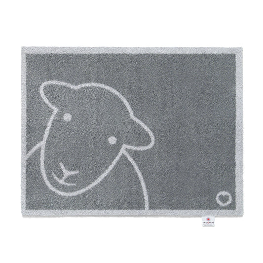 Hug Rug Hello Grey Herdy Door Mat