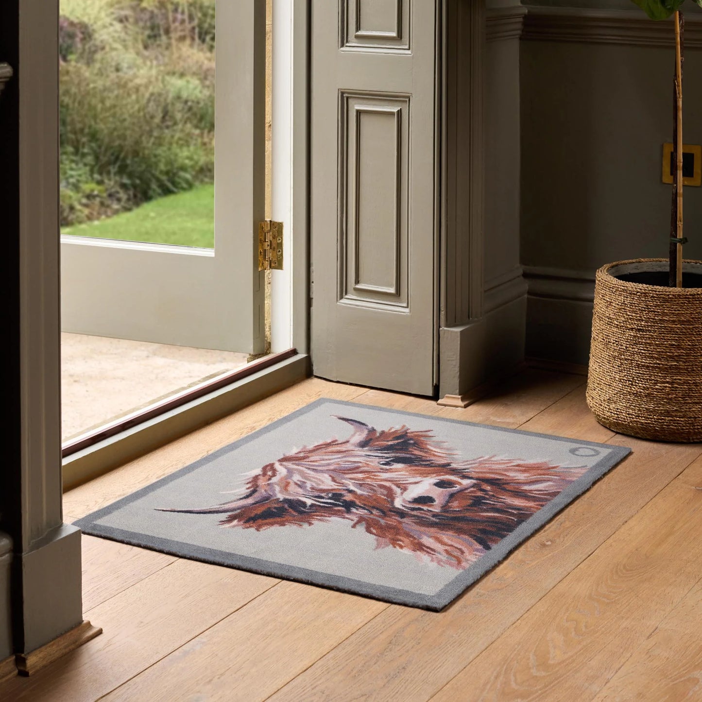 Hug Rug Heritage Highland Cow Door Mat