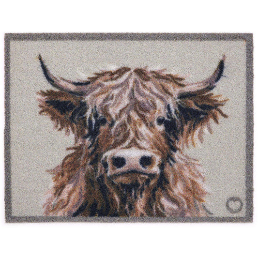 Hug Rug Heritage Highland Cow Outdoor Doormat