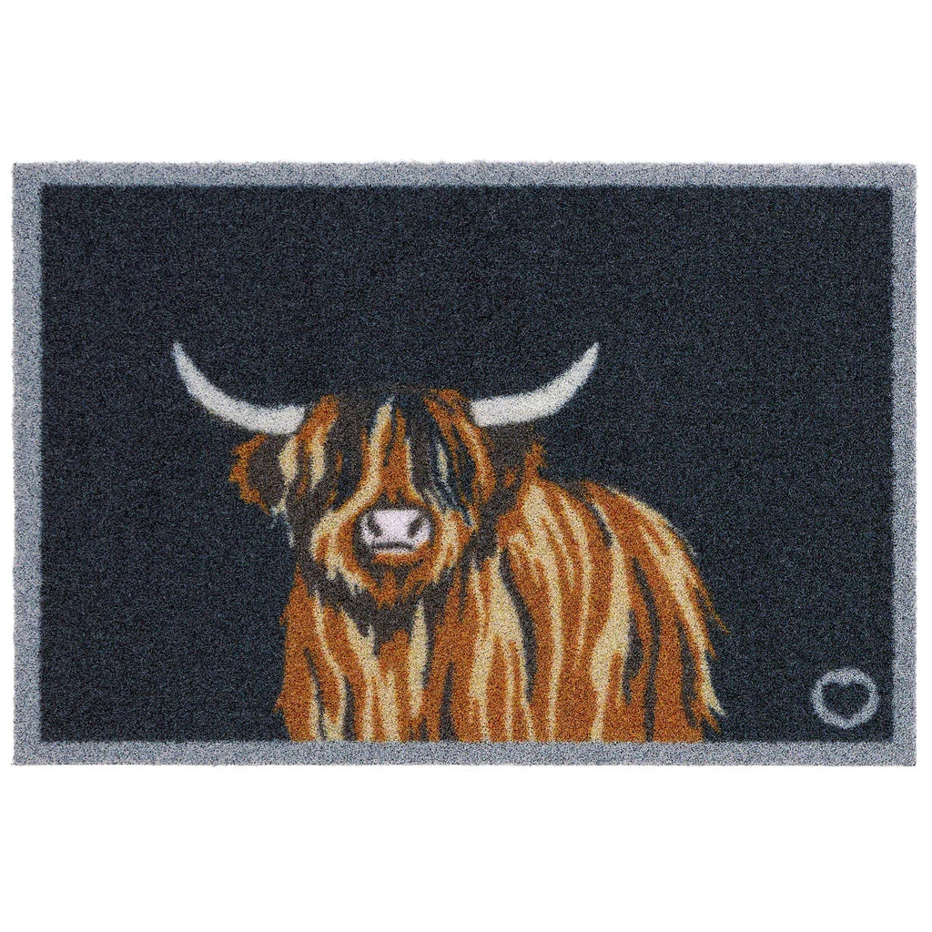 Hug Rug Highland Cow Outdoor Doormat