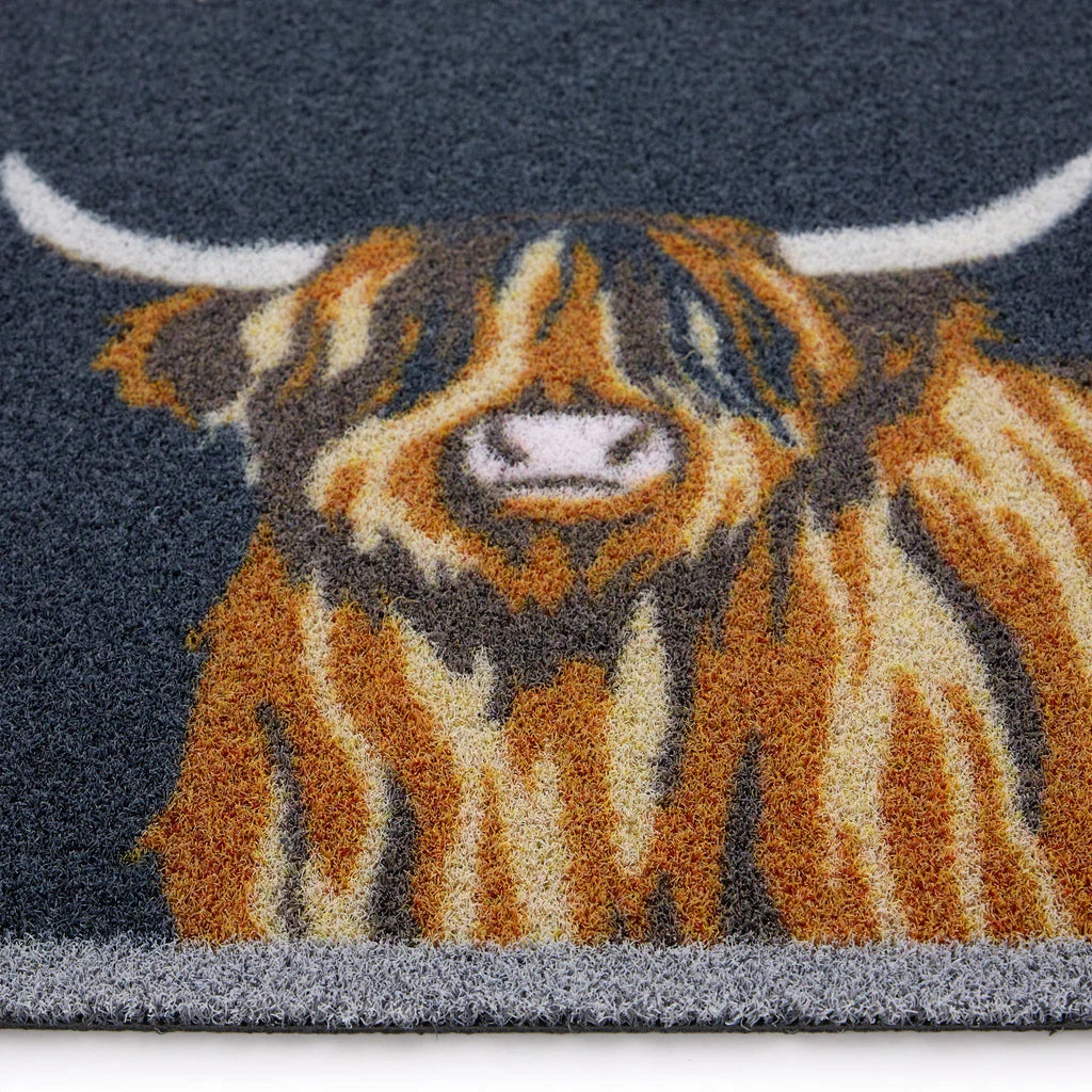 Hug Rug Highland Cow Outdoor Doormat