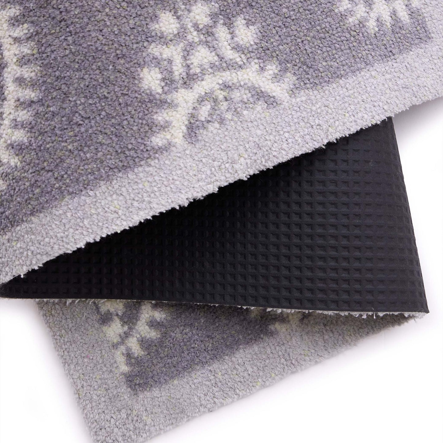 Hug Rug Paisley Grey Washable Doormat