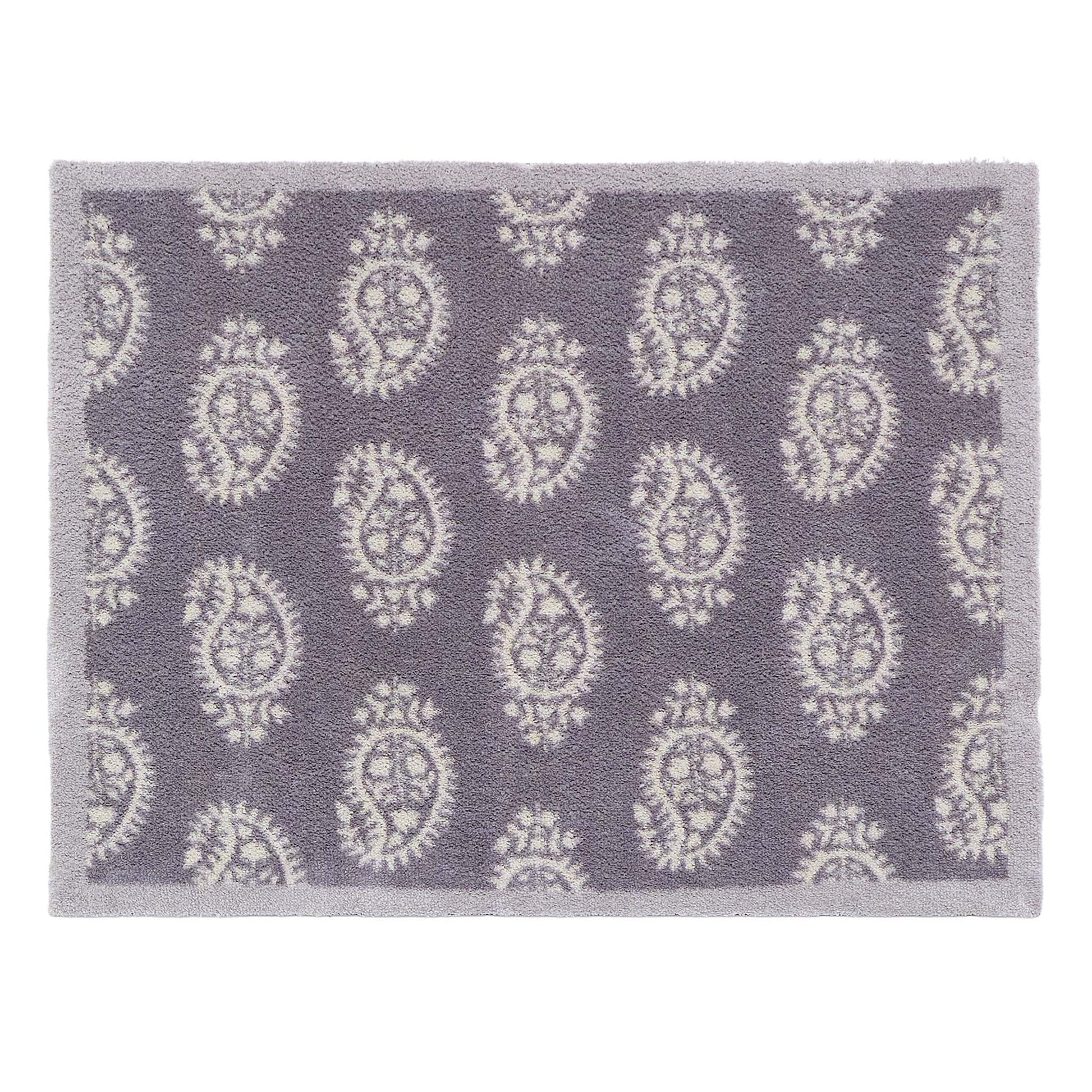 Hug Rug Paisley Grey Washable Doormat