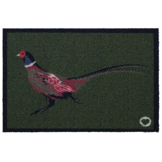 Hug Rug Pheasant Green Outdoor Doormat