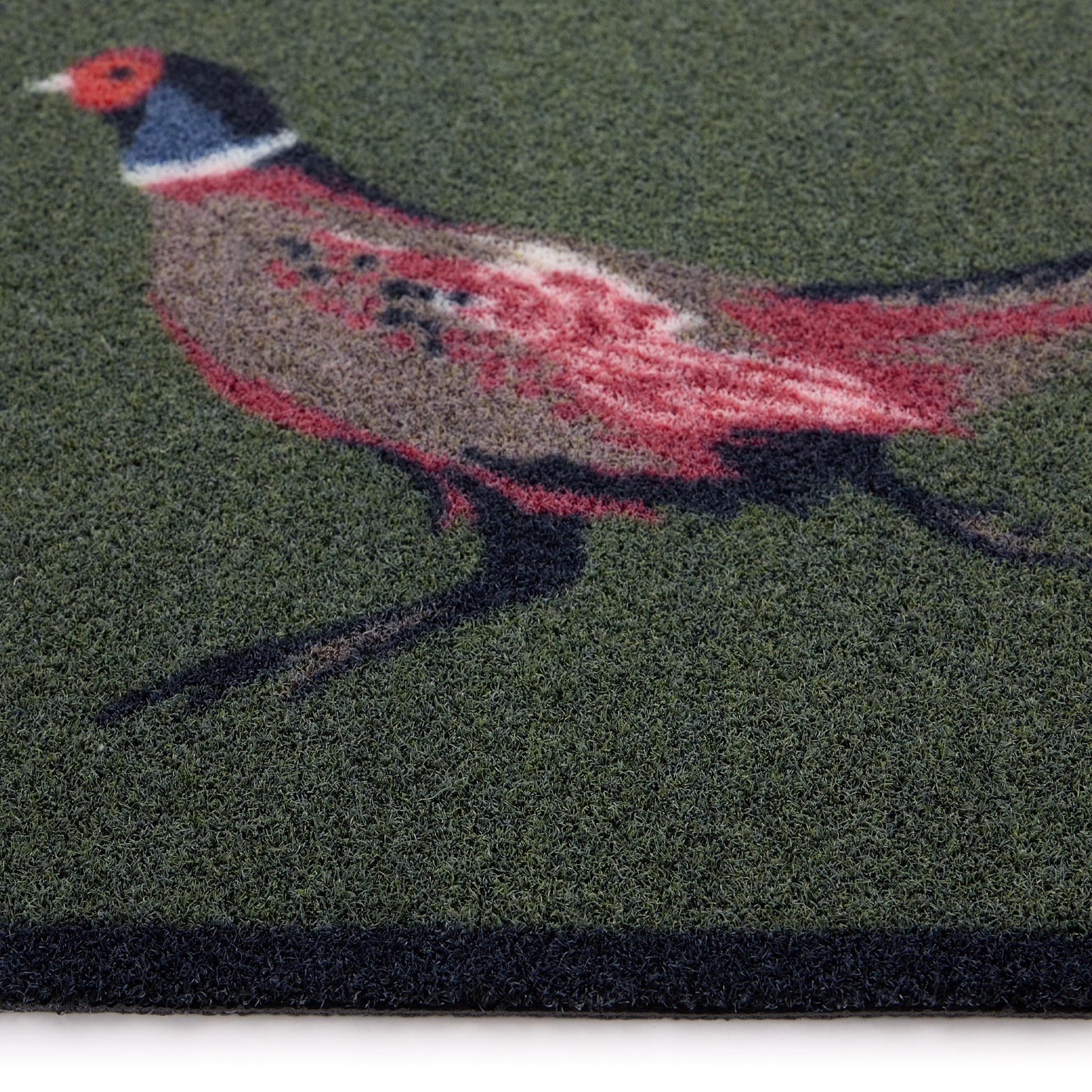 Hug Rug Pheasant Green Outdoor Doormat