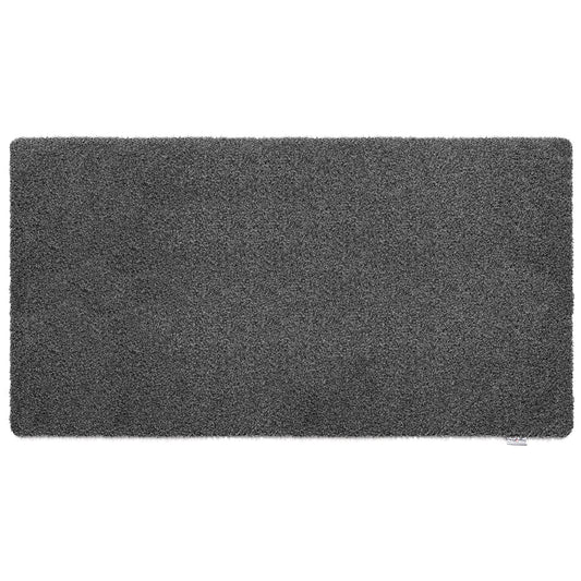 Hug Rug Plain Charcoal Runner Doormat