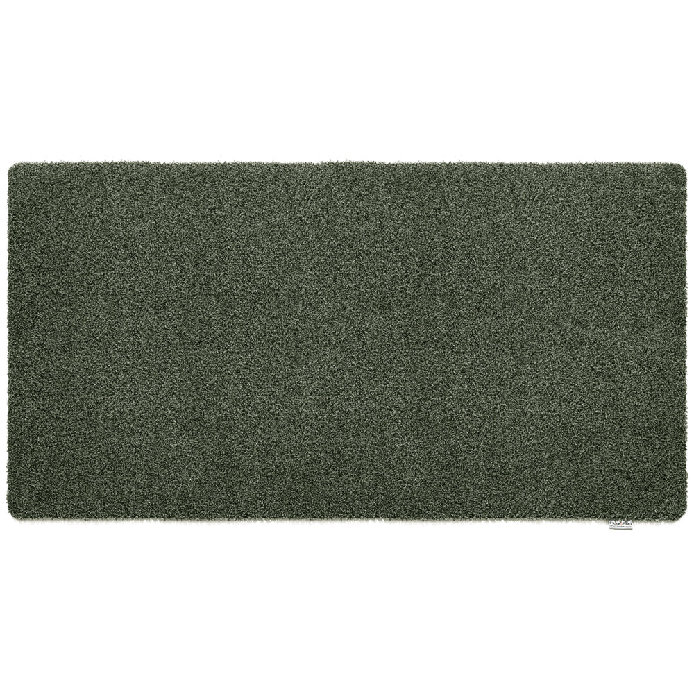 Hug Rug Plain Fleck Sage Green Runner Mat