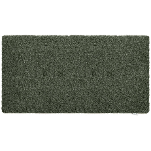 Hug Rug Plain Fleck Sage Green Runner Mat