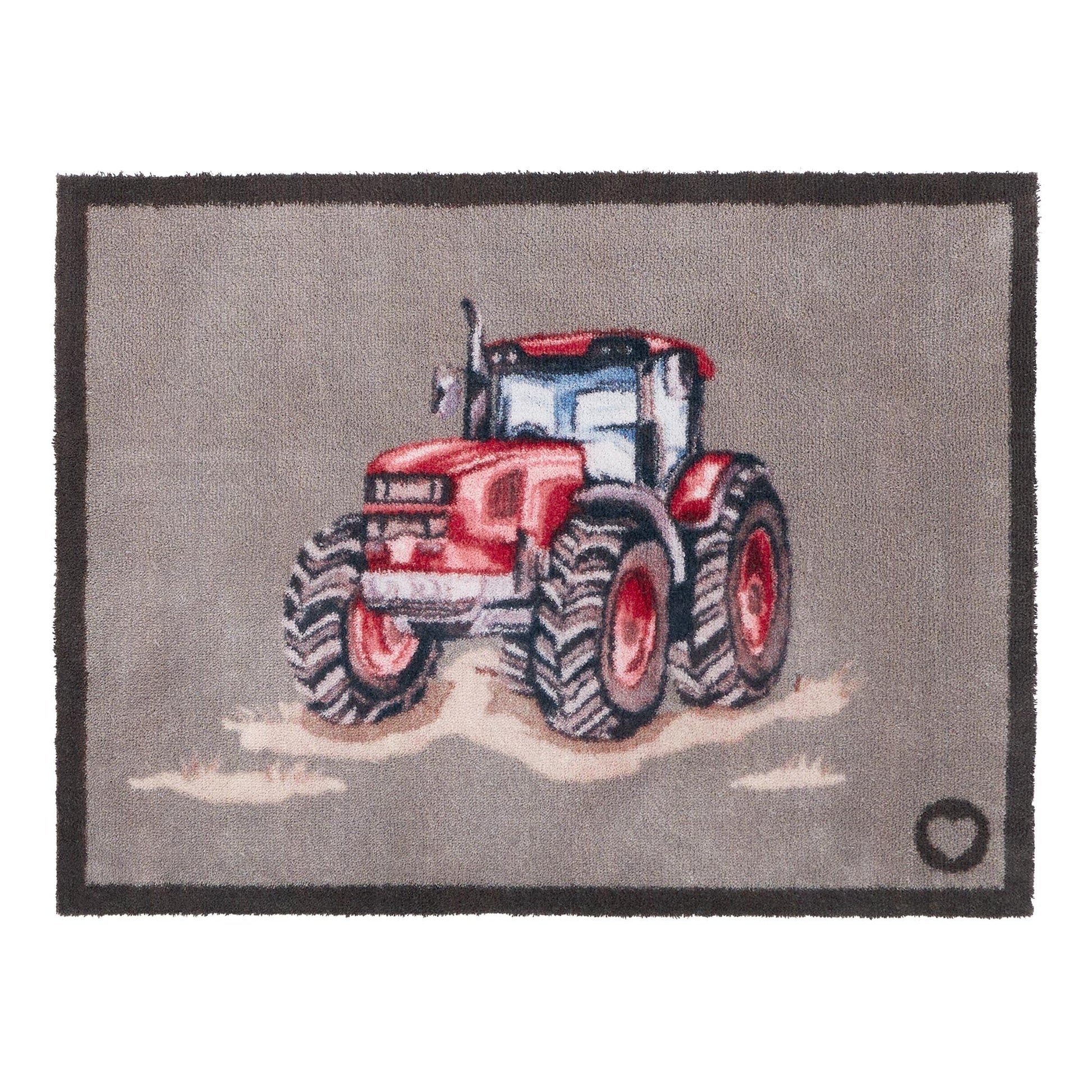 Hug Rug Red Farmyard Tractor Door Mat
