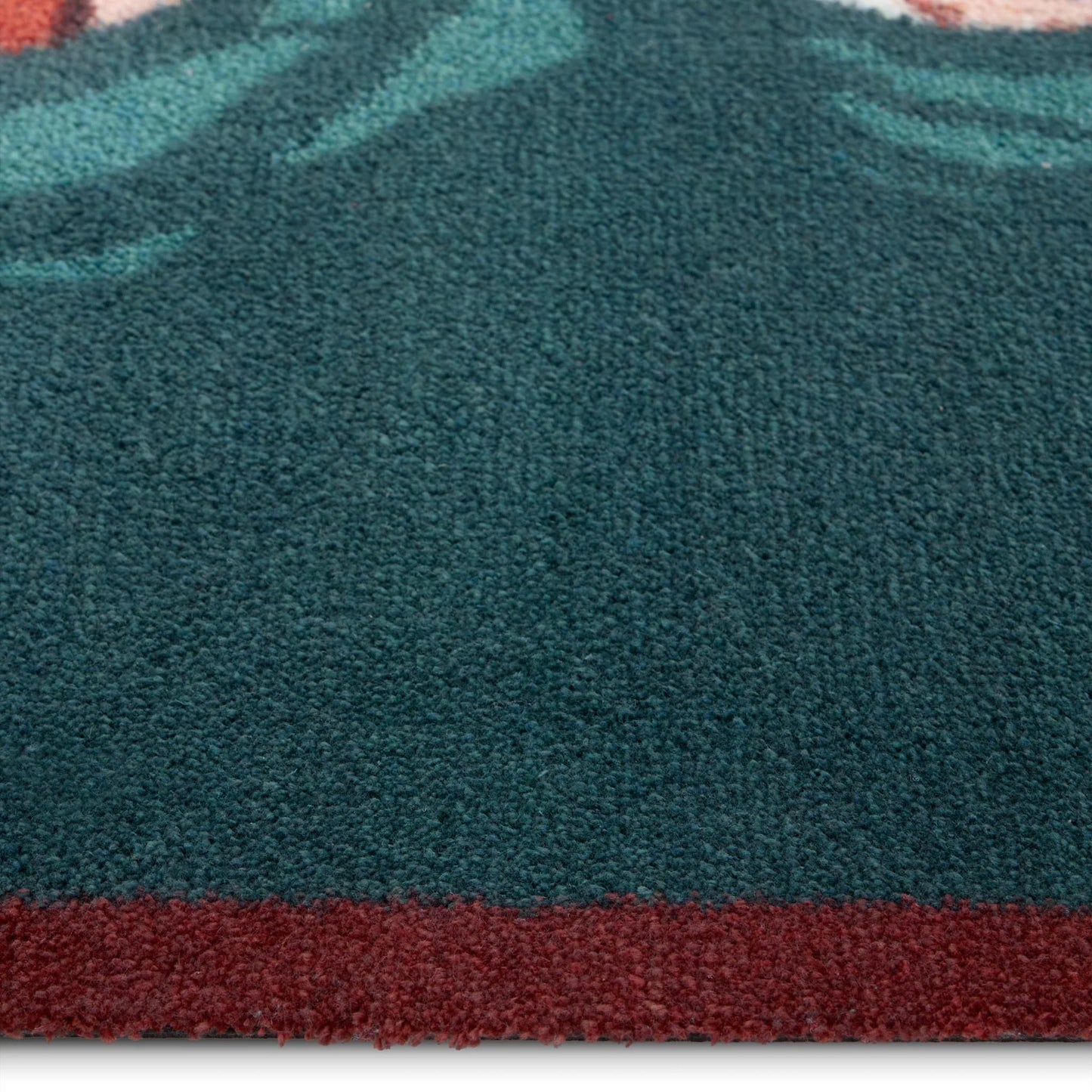 Hug Rug Swimming Ducks Teal Runner Mat