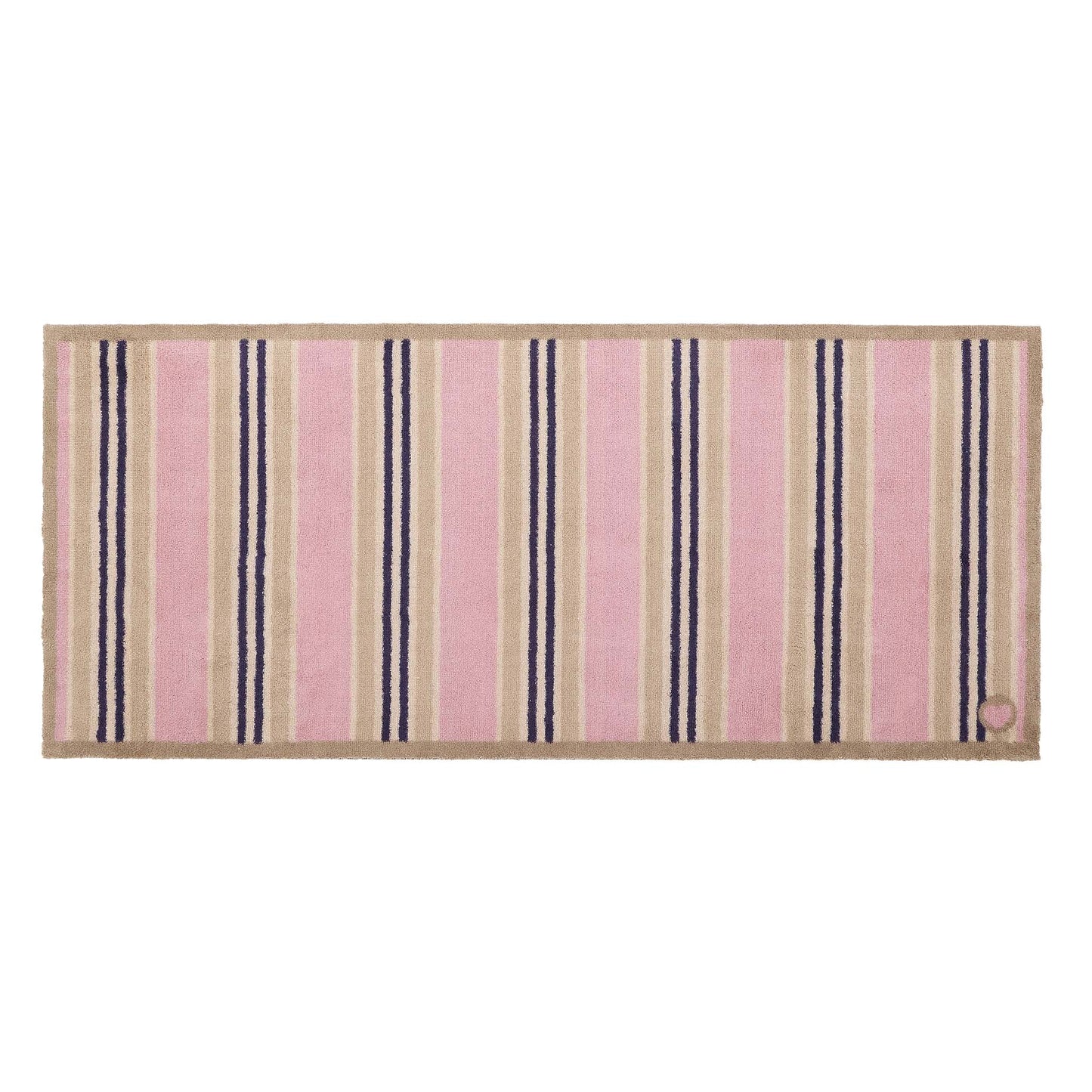 Hug Rug Timeless Stripe Blush Washable Runner