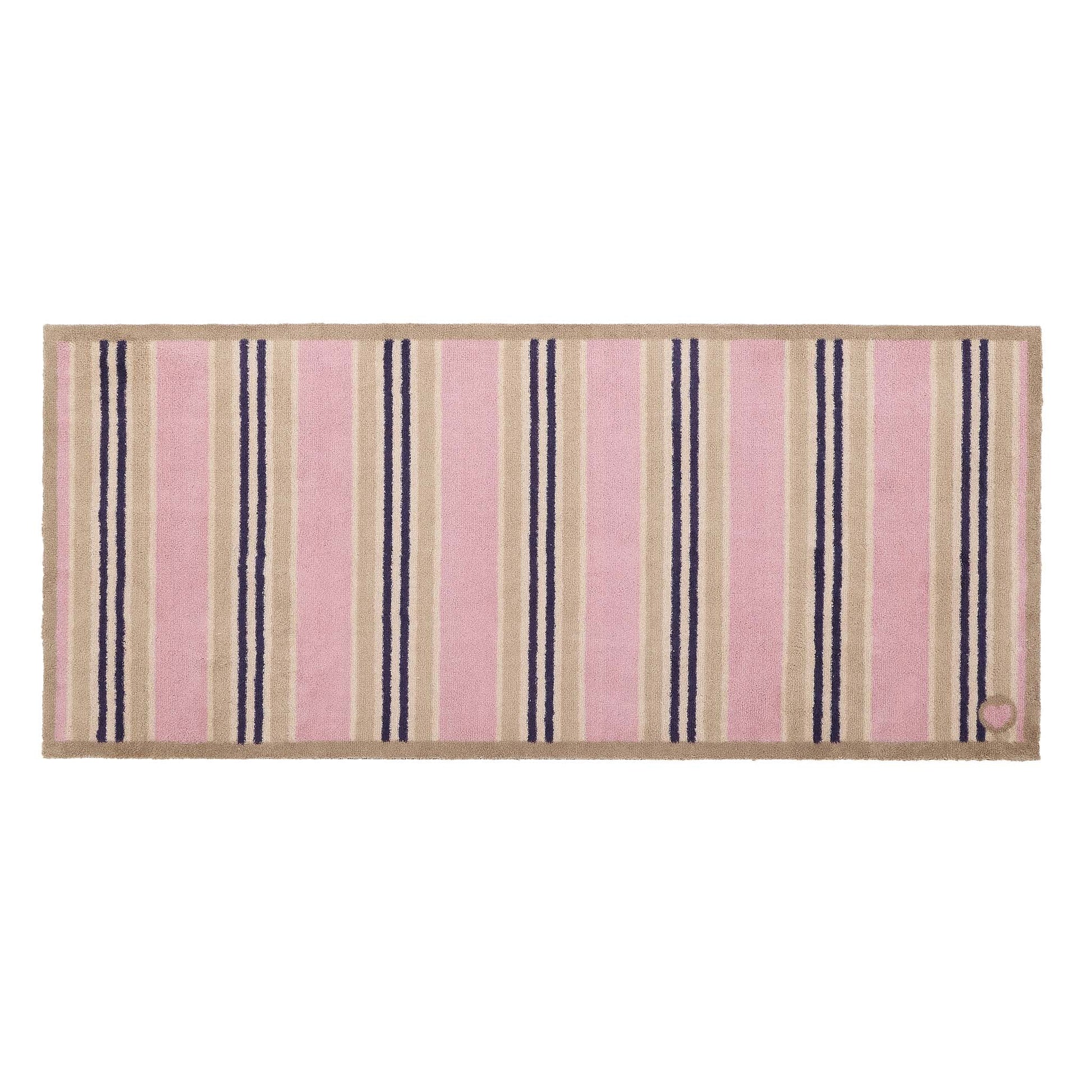 Hug Rug Timeless Stripe Blush Washable Runner