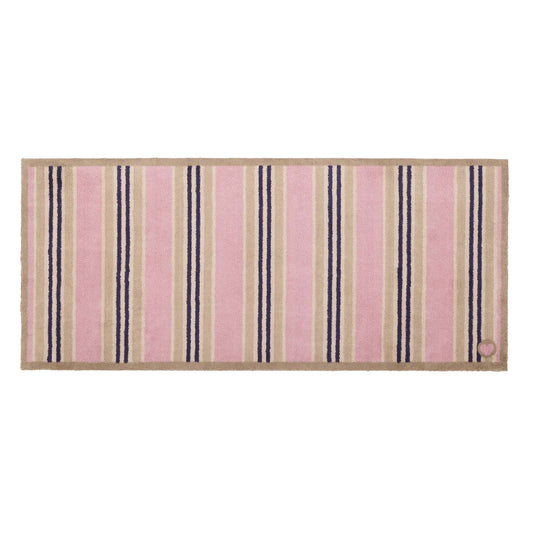 Hug Rug Timeless Stripe Blush Washable Runner