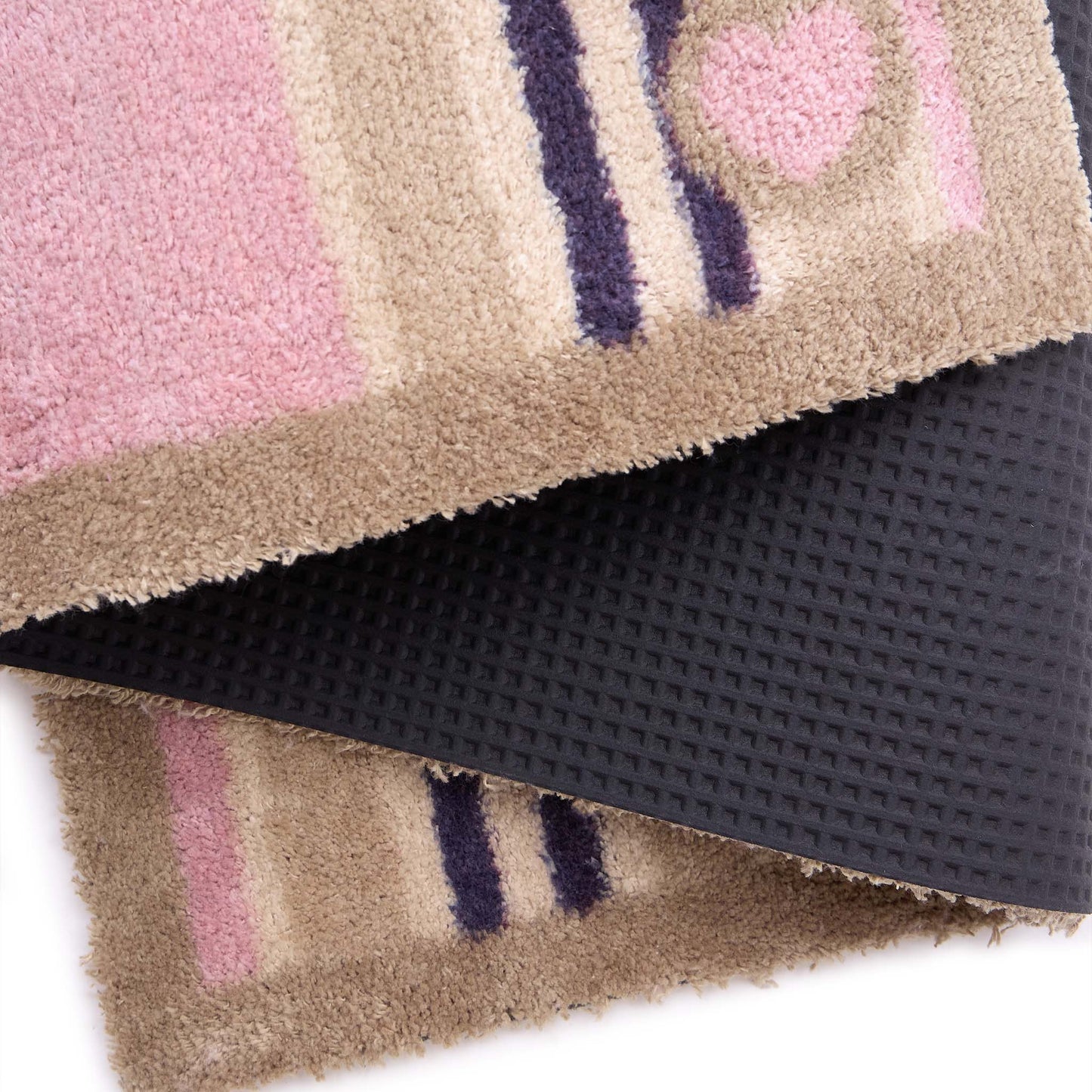 Hug Rug Timeless Stripe Blush Washable Runner