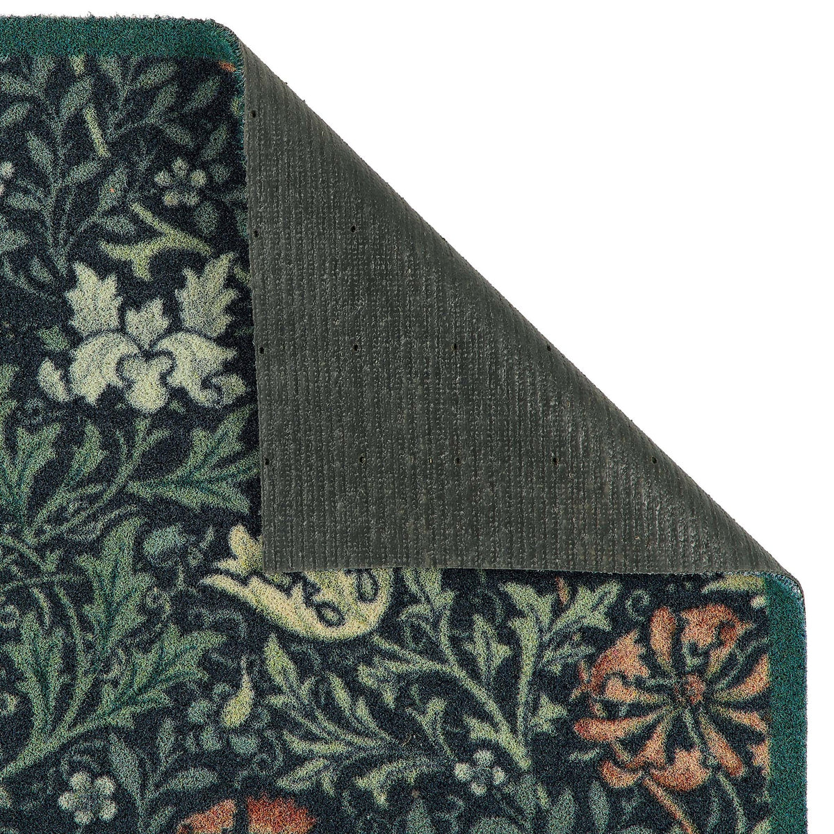 Hug Rug x Morris and Co Compton Multi outdoor doormat featuring J H Dearle floral pattern