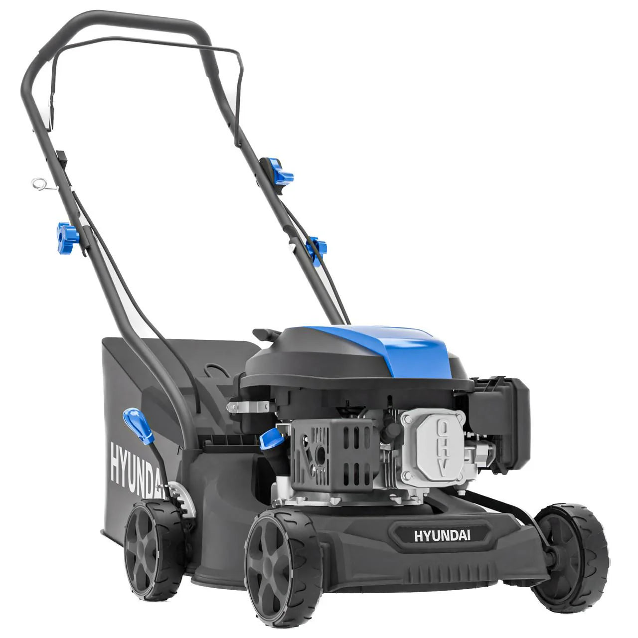 Hyundai HYM16130PX Hand Push Petrol Lawnmower 40cm