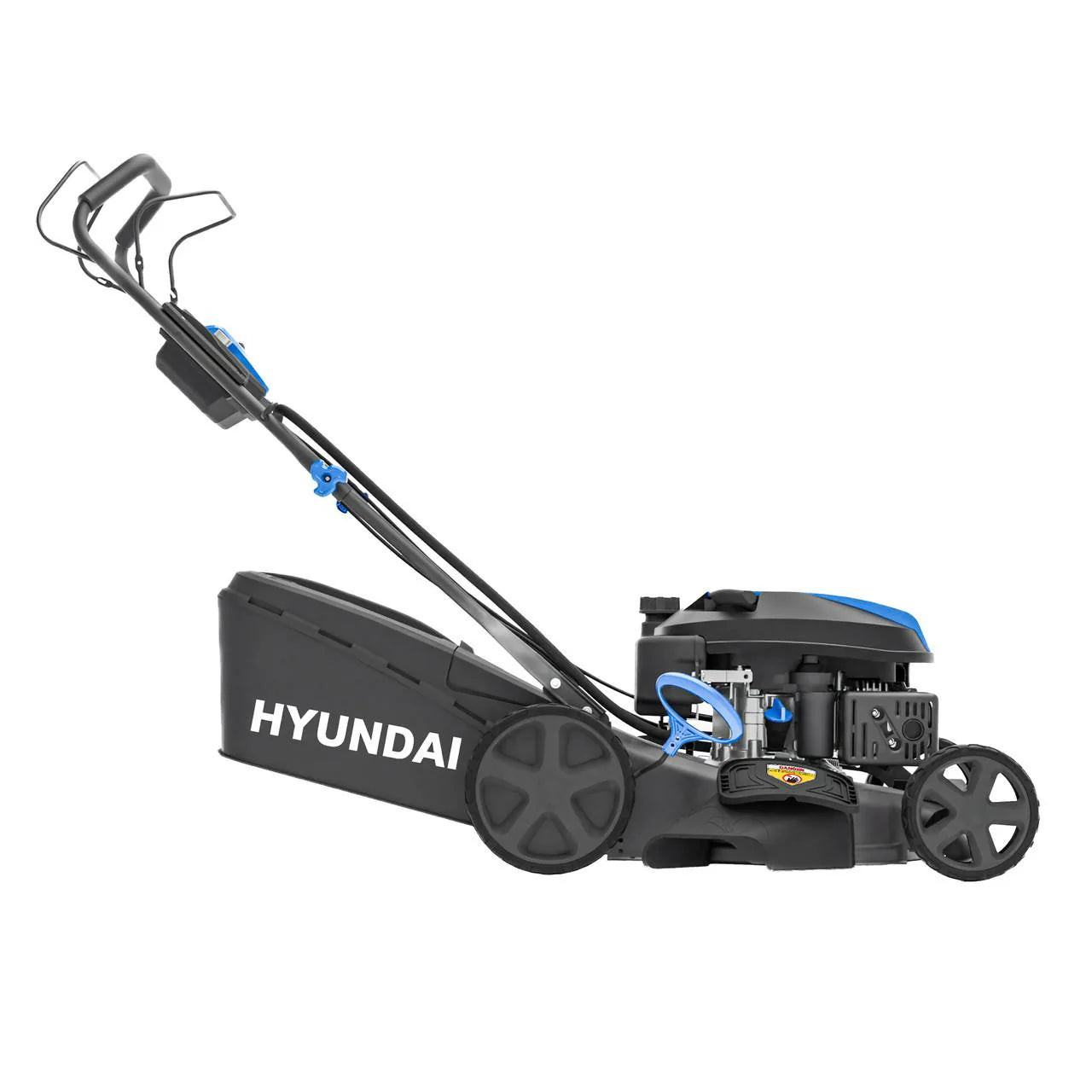 Hyundai HYM17150SPEX Electric Start Self-Propelled Petrol Lawnmower 43cm