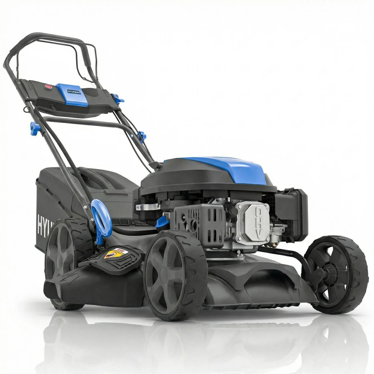 Hyundai HYM17150SPEX Electric Start Self-Propelled Petrol Lawnmower 43cm