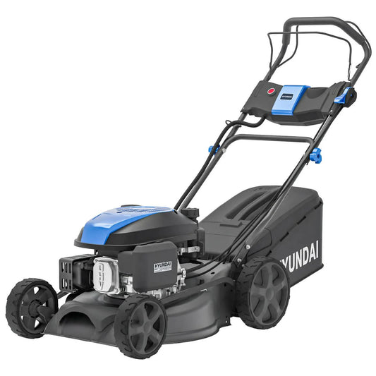 Hyundai HYM17150SPEX Electric Start Self-Propelled Petrol Lawnmower 43cm