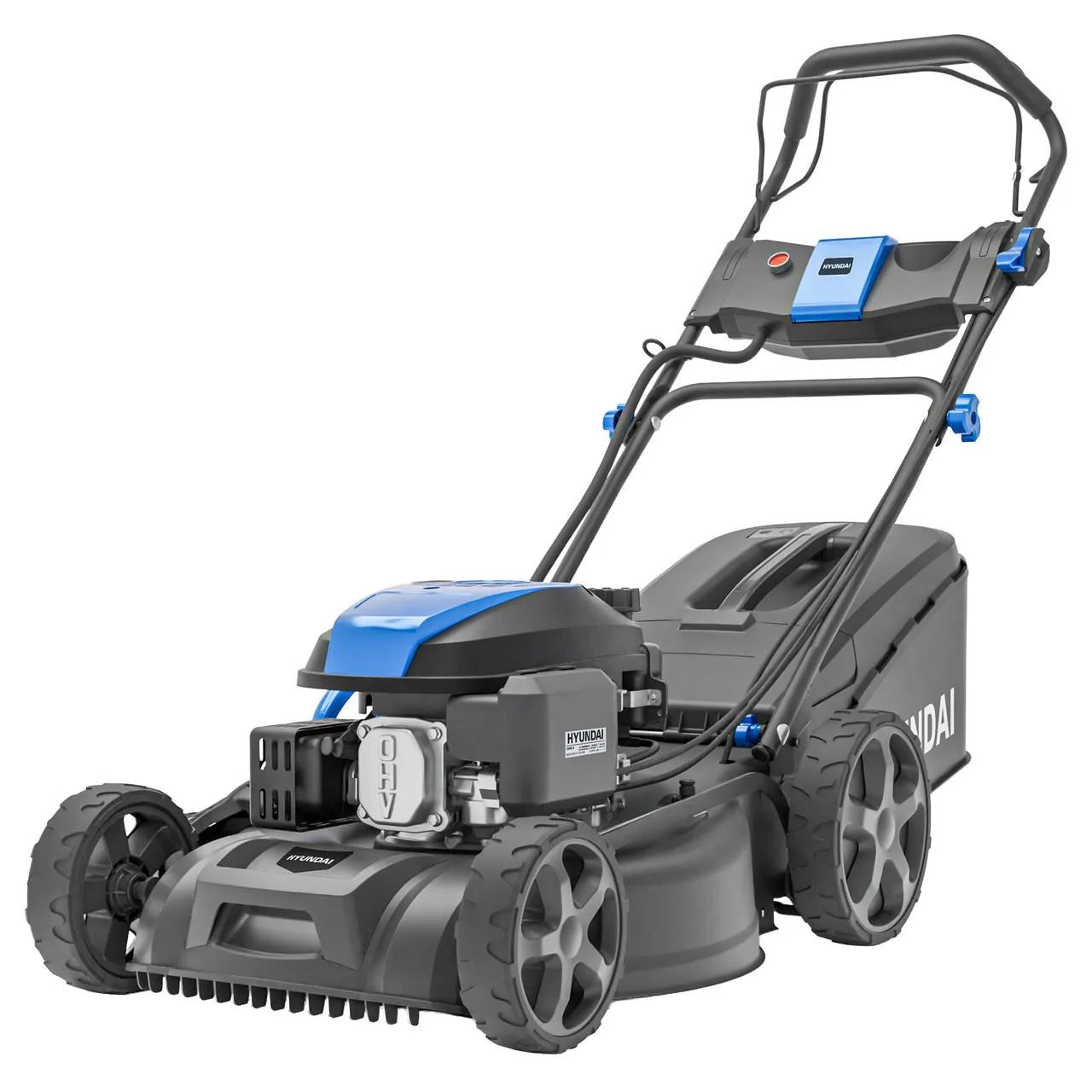 Hyundai HYM18150SPEX Self-Propelled Electric Start Petrol Lawnmower 46cm