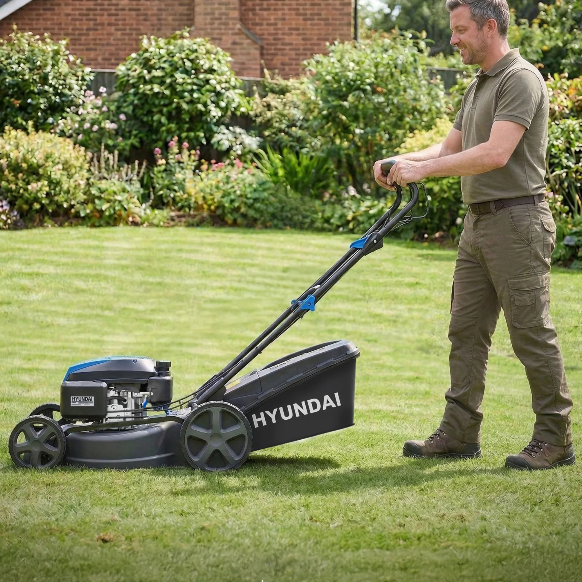 Hyundai HYM18150SPX Self-Propelled Petrol Lawnmower 46cm